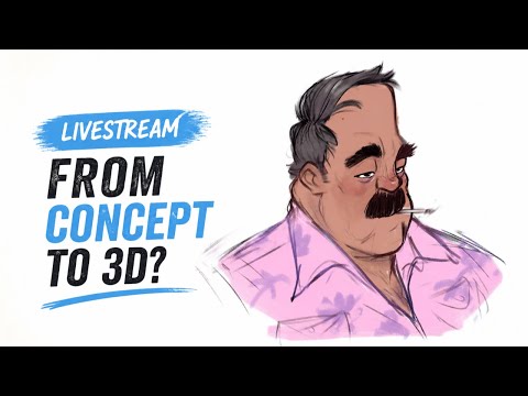 Smoking Guy - Stylized ZBrush Sculpt Part 1 | Shane Olson