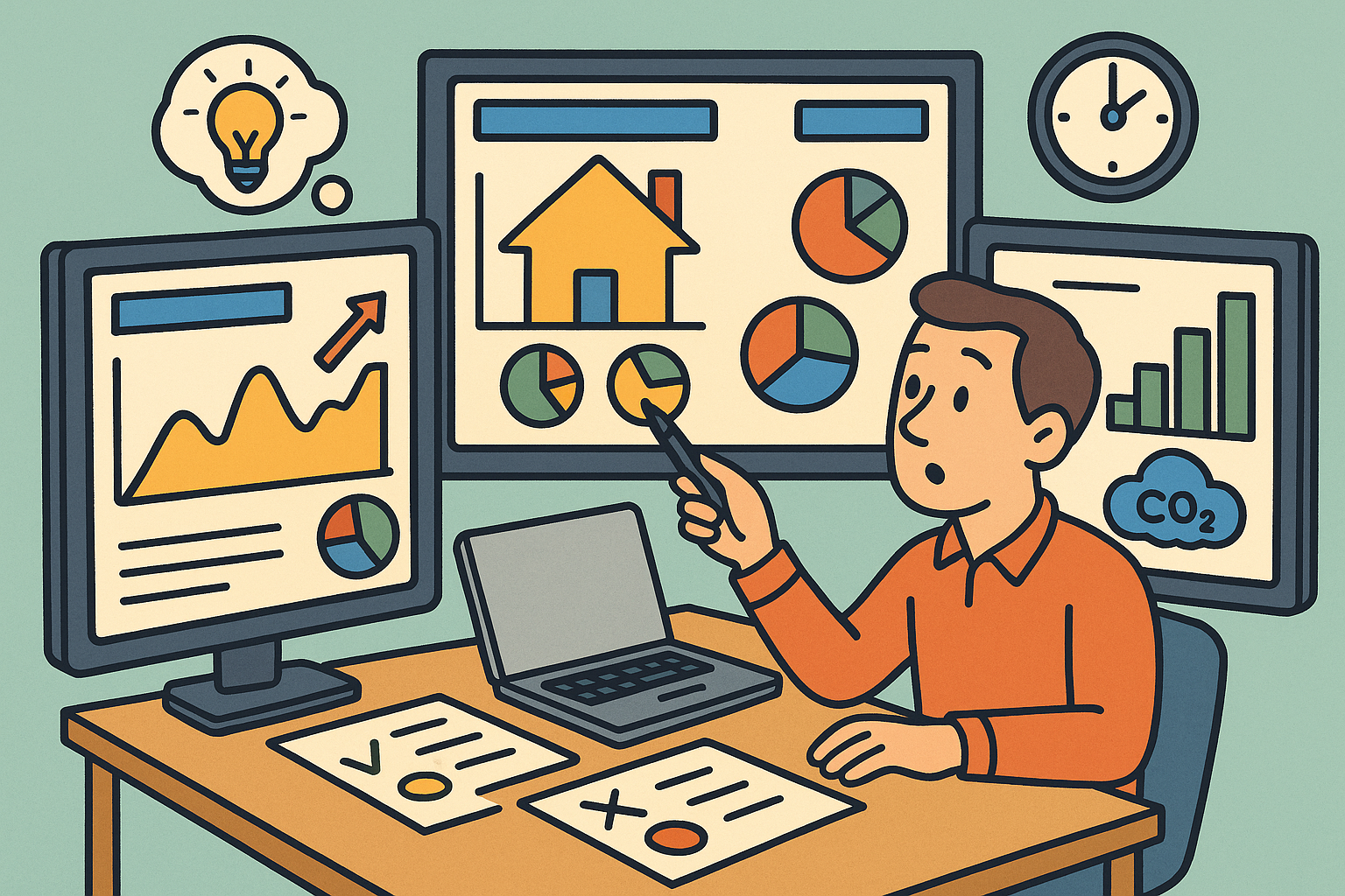 Scenario-Driven Dashboards for Real-Time Trade-Offs in Design, Cost, and Carbon