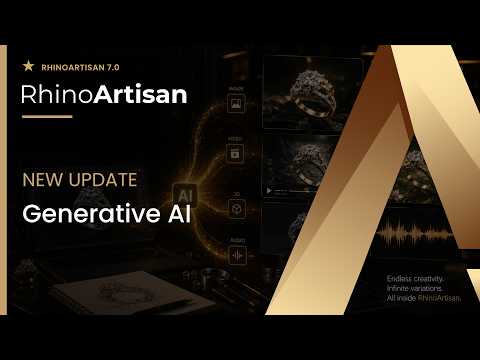 AI features are real, welcome to Generative AI Studio on RhinoArtisan 7.0 | RhinoArtisan