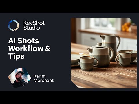KeyShot Quick Tip - AI Shots Workflow & Tips