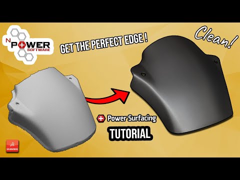 Get Rid Of The Bad Mesh Edges | Power Surfacing RE - SOLIDWORKS