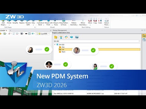 New PDM System | ZW3D 2026 Official