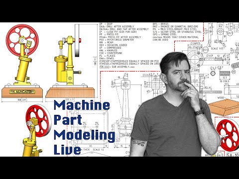 Modeling a Steam Engine, Live in SketchUp!