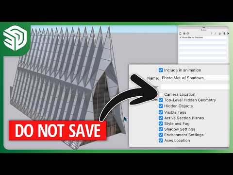 Rapid SketchUp Visuals with a KEY Checkbox