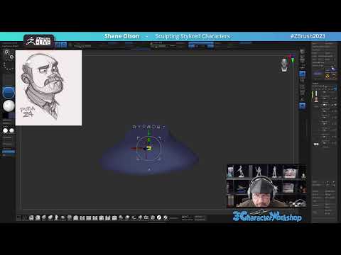 Sculpting Stylized Characters – Shane Olson – ZBrush 2023