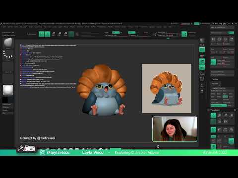 Exploring Character Appeal – Layla Viscu – ZBrush 2022