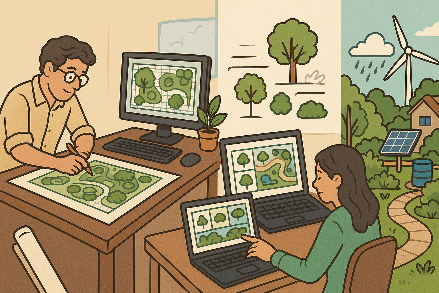 Design Software History: Evolution and Impact of Landscape Design Software: From Manual Drafting to Integrated Digital Solutions and Sustainable Practices