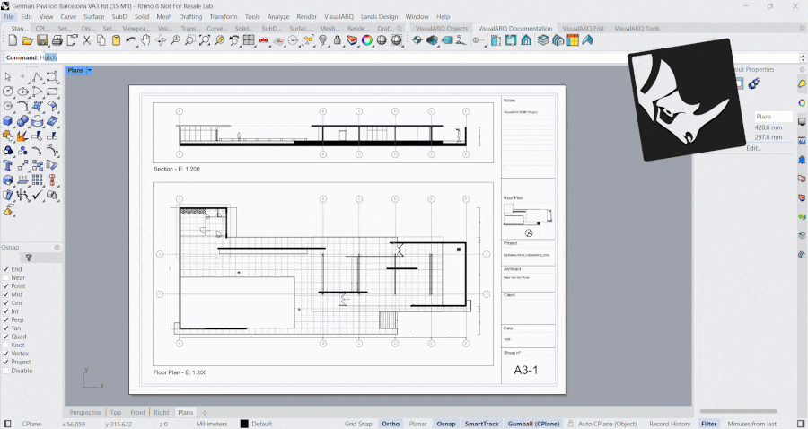 Streamline Your Workflow: Export Layouts to DWG with VisualARQ 3's New Feature