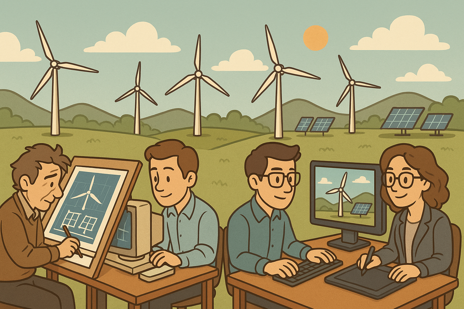 Design Software History: The Evolution of Design Software in Renewable Energy: From Basic Drafting to Advanced Simulation and Optimization Techniques