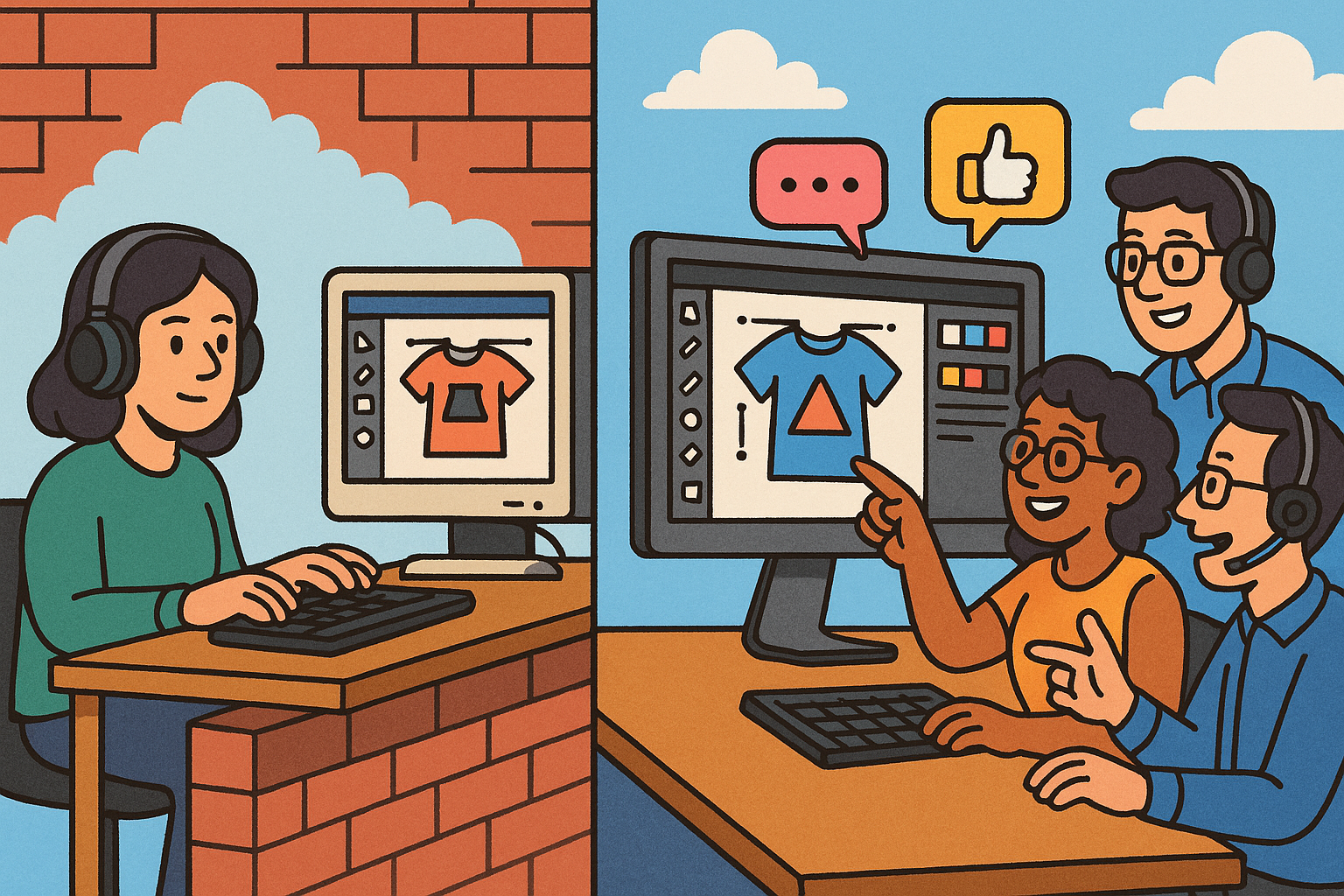 Design Software History: Evolution of Design Software: From Isolated Workflows to Real-Time Collaborative Environments