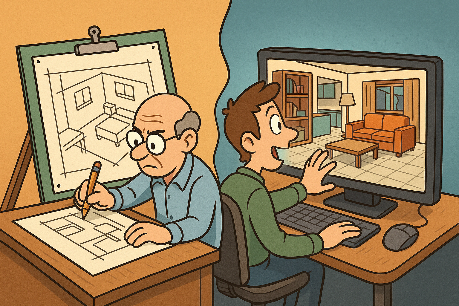 Design Software History: Early Innovations in CAD: The Transformation of Interior Design Software from 2D Drafting to Immersive 3D Environments