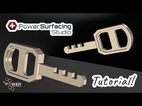 Model a Key in Power Surfacing Studio
