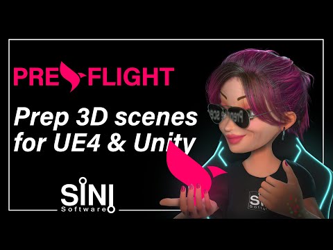 Prepare 3ds Max files for Unreal Engine and Unity using the Preflight plugin