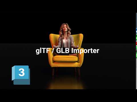 Import GLB Files Directly into 3ds Max | glTF GLB Importer
