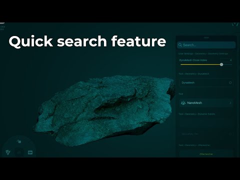 Getting Started with ZBrush for iPad - Quick Search