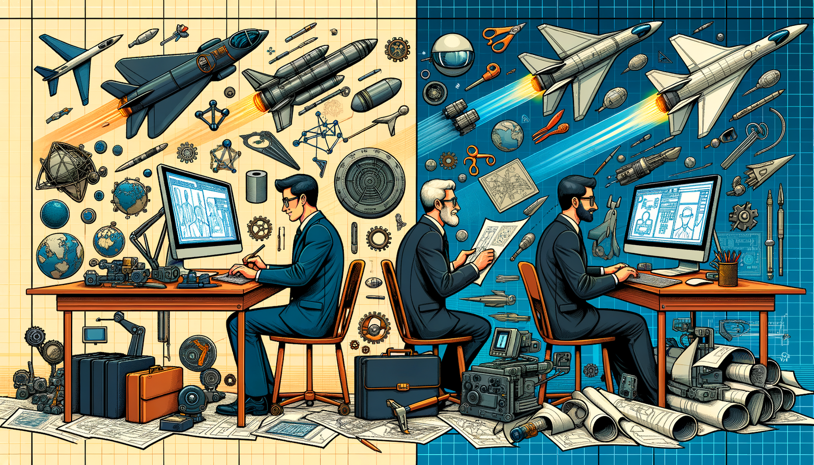 Design Software History: Revolutionizing Aerospace Engineering: The Evolution of CAD Technology