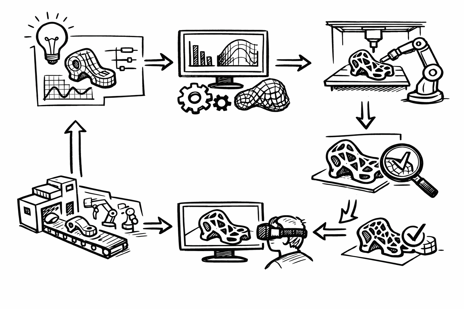 From Parametric Intent to Production: A Traceable Workflow for Simulation, DfAM, and Verification-Grade Visualization