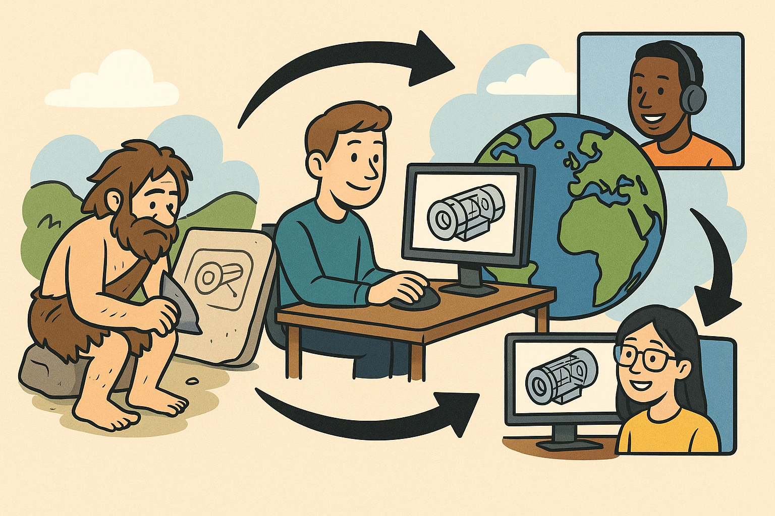 Design Software History: The Evolution of Design Software: Globalization's Role in Shaping CAD Innovation and Collaboration Across Borders