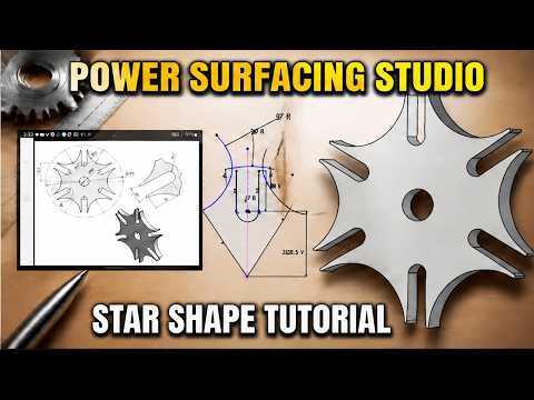 Learn Power Surfacing: Star Shape from Drawing