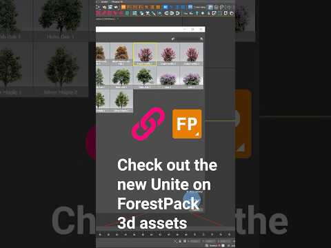 Optimising Forest Pack with the Unite 3ds Max plugin