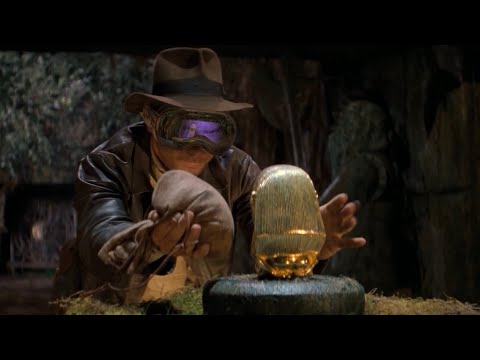 Indiana Jones using an Apple Vision Pro
