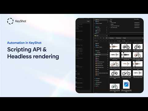 Automation with KeyShot Studio – Scripting API & Headless Rendering