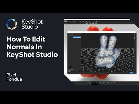 KeyShot Pro Tips - How To Edit Normals In KeyShot Studio