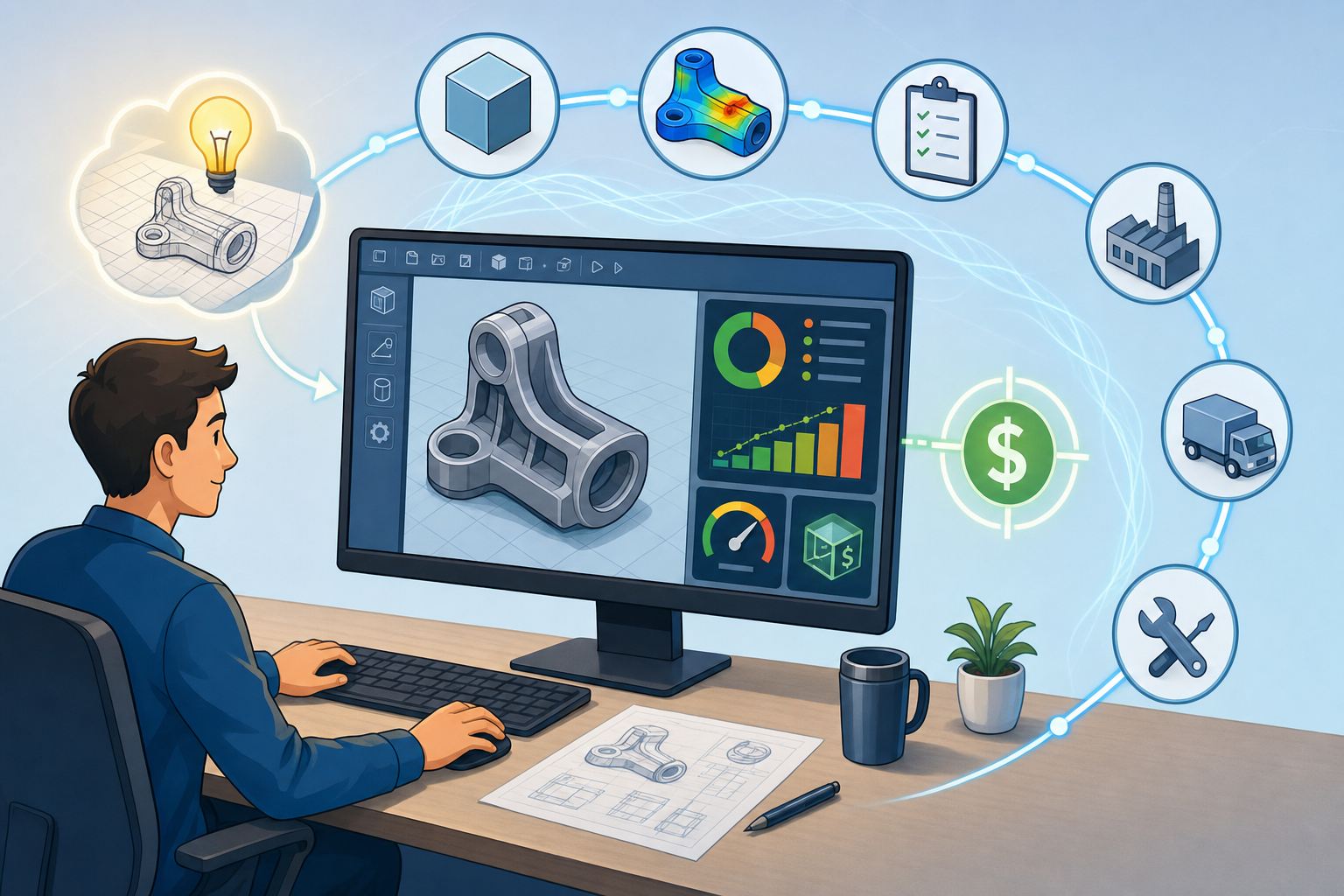 Early Cost Estimation in Design Software: Integrating Cost Intelligence into the Digital Thread