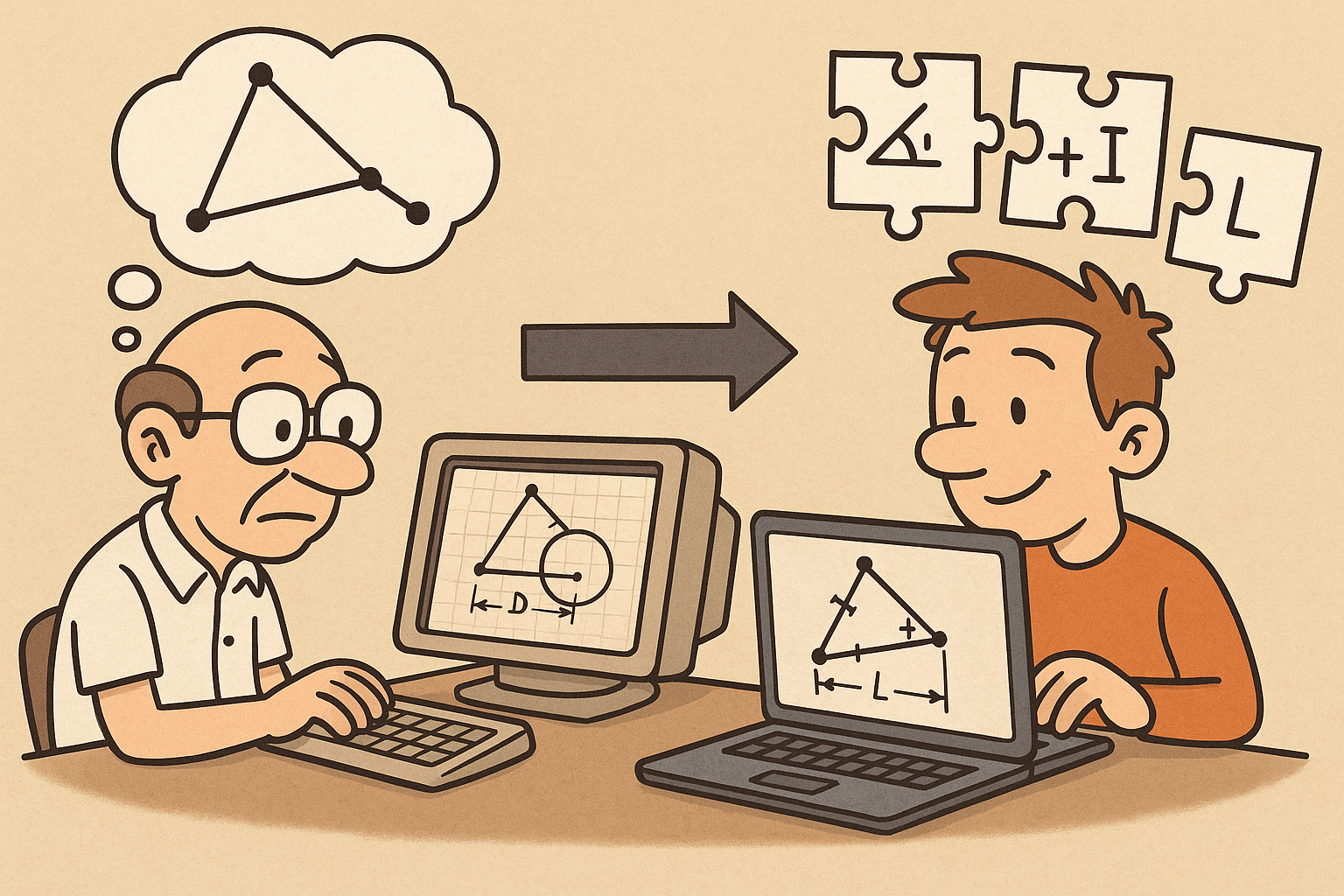 Design Software History: Constraint Solving in CAD: From Sketchpad to Modern Parametric Engines