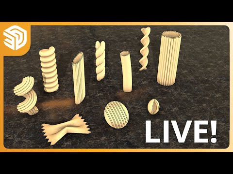 3D Carbs: Master the Art of Pasta Modeling!