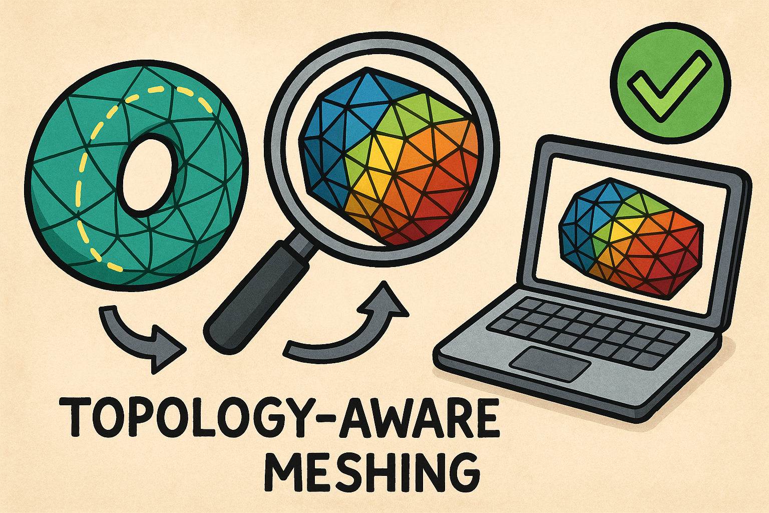 Topology-Aware Meshing: Preserving Homology, Quality, and Solver Reliability