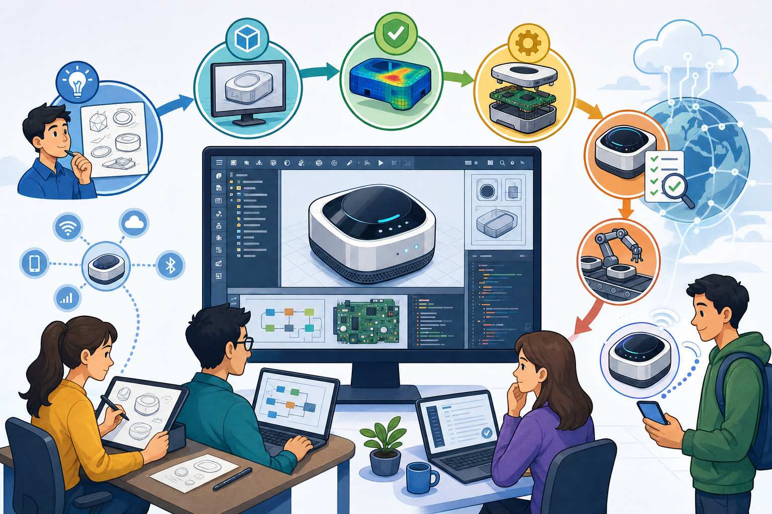 Unified Concept-to-Release Design Software for Connected Product Development
