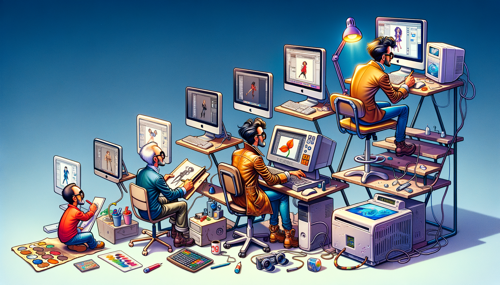 Design Software History: The Evolution of Design Software in Fashion: From Digital Sketching to 3D Modeling and Real-Time Rendering Innovations