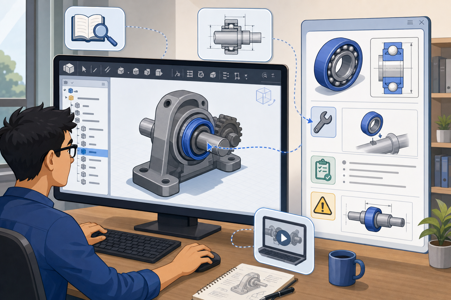Context-Aware Engineering Documentation in Design Software