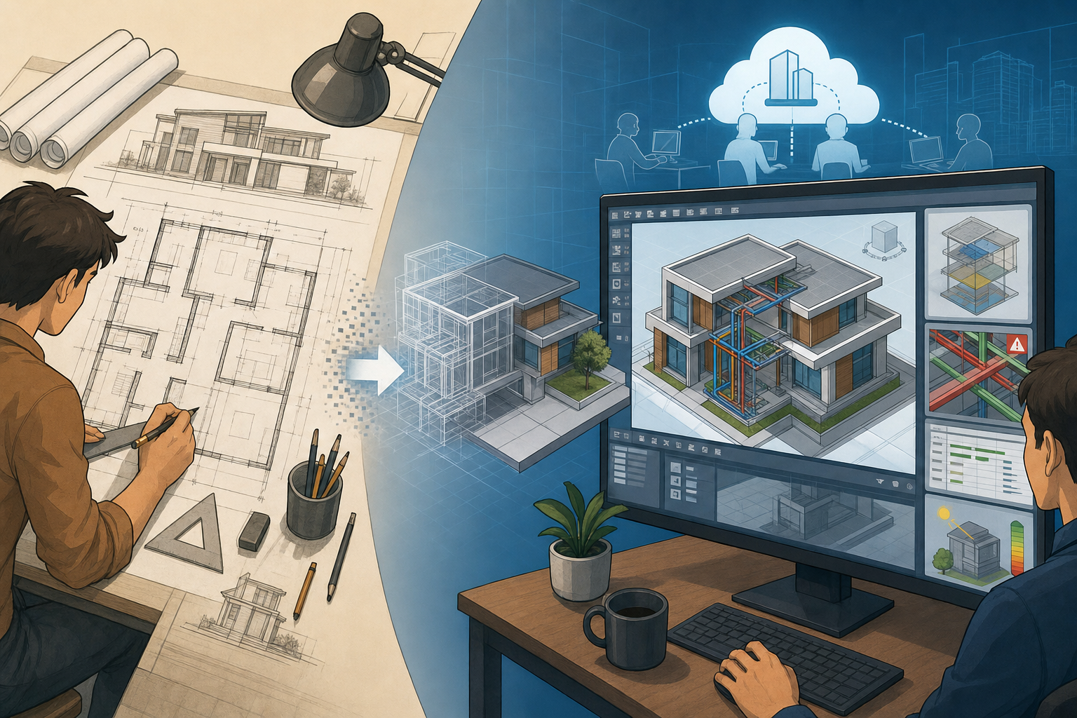 Design Software History: From 2D Drafting to BIM: The Evolution of Architectural Documentation