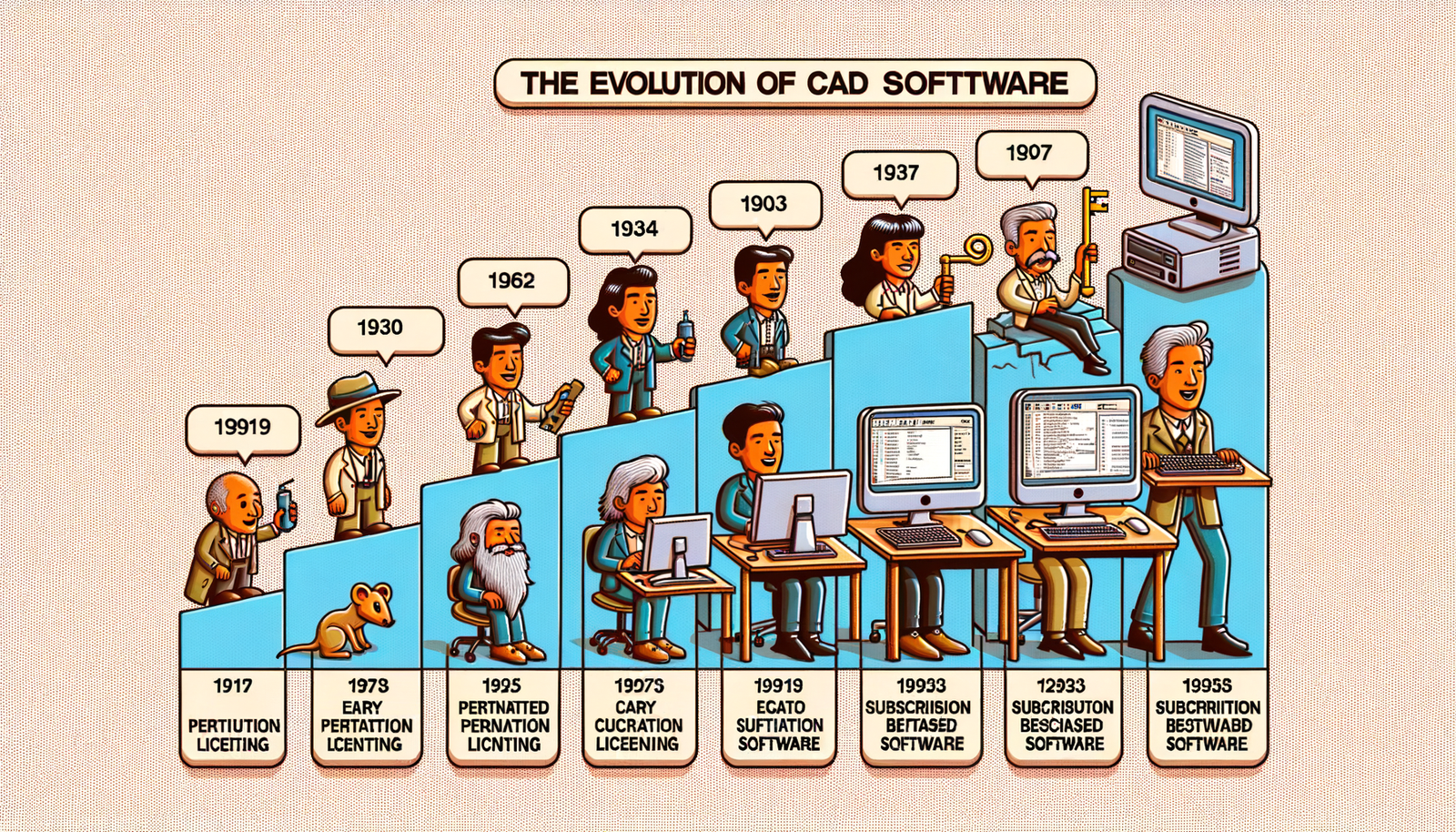 Design Software History: The Evolution of CAD Software: From Perpetual Licensing to Subscription Models