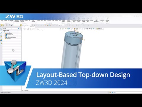 Layout-Based Top-down Design | ZW3D 2024 Official