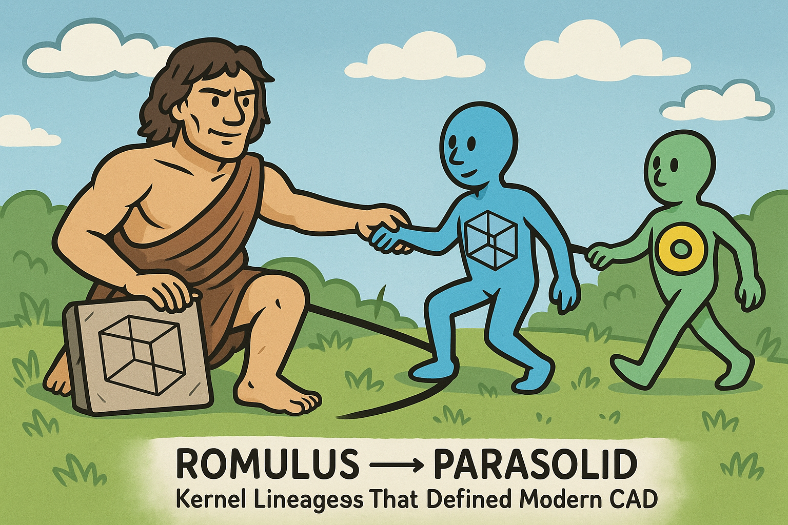 Design Software History: ROMULUS to Parasolid and ACIS: Kernel Lineages That Defined Modern CAD