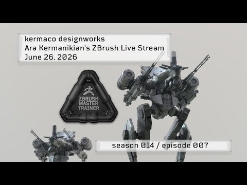 Kermaco Designworks - Hard Surface and Character Design S14-E07
