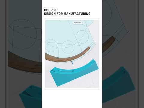 #Shorts 🛠️ Presenting our new Design for Manufacturing course #shapr3d #cad #tutorial