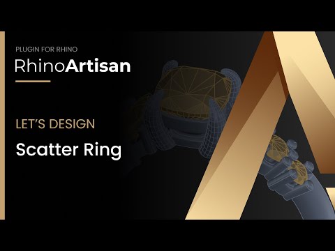 Tutorial: Scatter Ring Design | RhinoArtisan