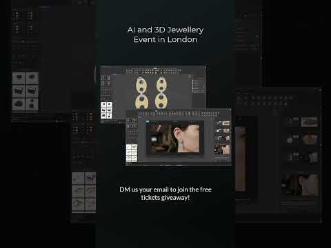 AI and 3D Jewellery Event in London | RhinoArtisan #short