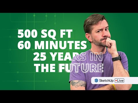 3D Modeling for Small Spaces | SketchUp Design Sprint Challenge LIVE