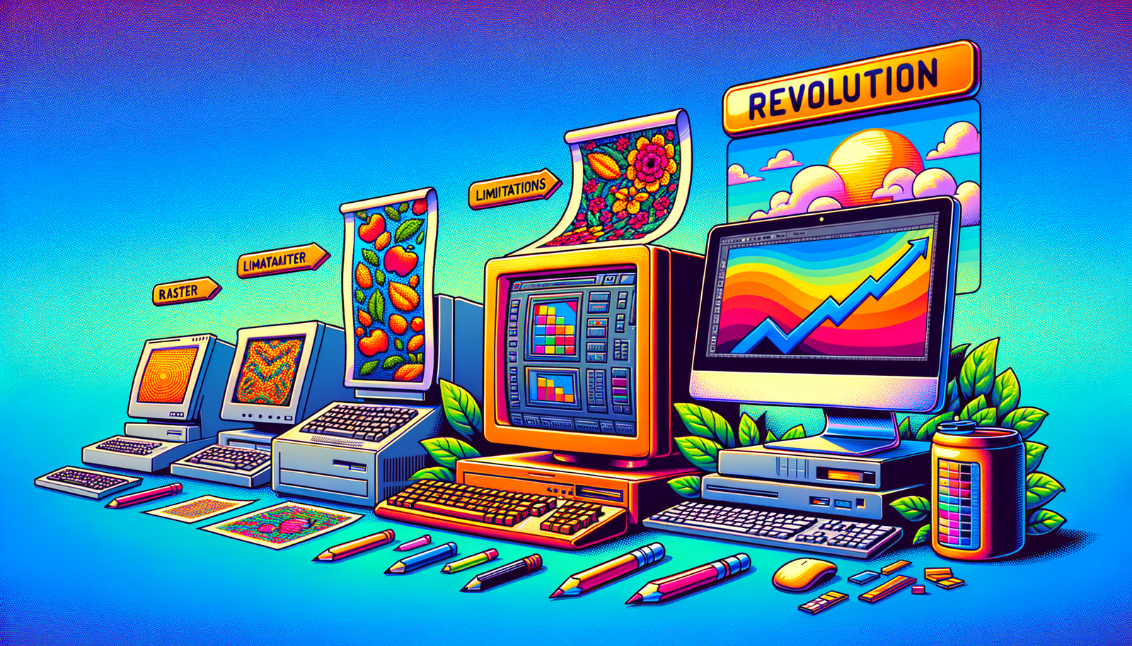 Design Software History: The Evolution of Adobe Illustrator: From Raster Limitations to Vector Graphics Revolution