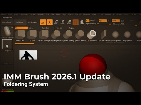 Getting Started with ZBrush Desktop - IMM Folder Brush System