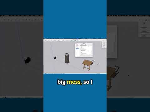 Clean Up in 1 Click! #sketchup
