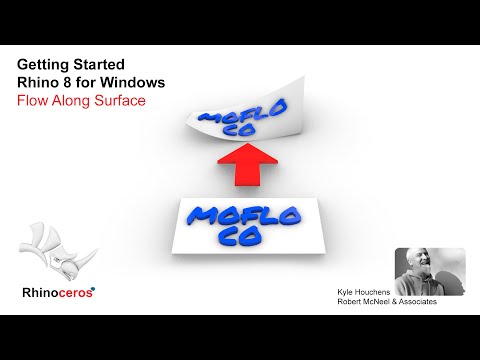 Rhino 8- Mastering flow along surface