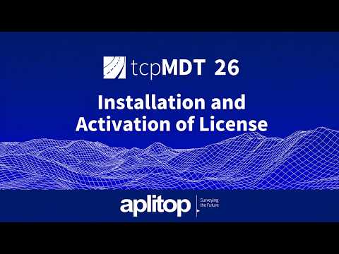 Installation and Activation of License of tcpMDT 26