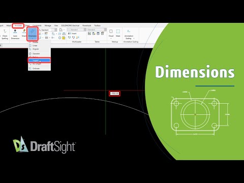 Create Jogged Dimension for a Circle with Dimension Text Override from Toolbar