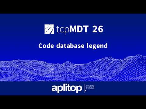 Code database legend | tcpMDT 26